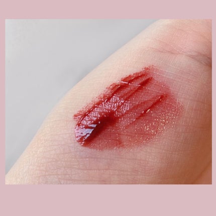 ニュアンスラップティント 101 無花果レッド(プラザ・フジコ公式オンラインショップ限定カラー)/Fujiko/リップティントを使ったクチコミ(3枚目)