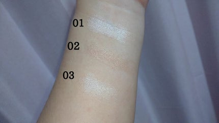 パールグロウハイライト/CEZANNE/パウダーハイライトを使ったクチコミ(3枚目)