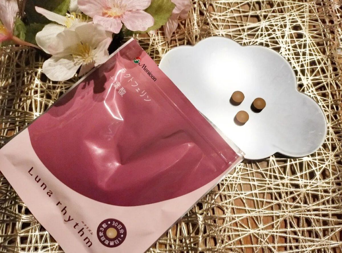 ルナリズム ラクトフェリン＋葉酸/メニコン/美容サプリメントを使ったクチコミ（2枚目）