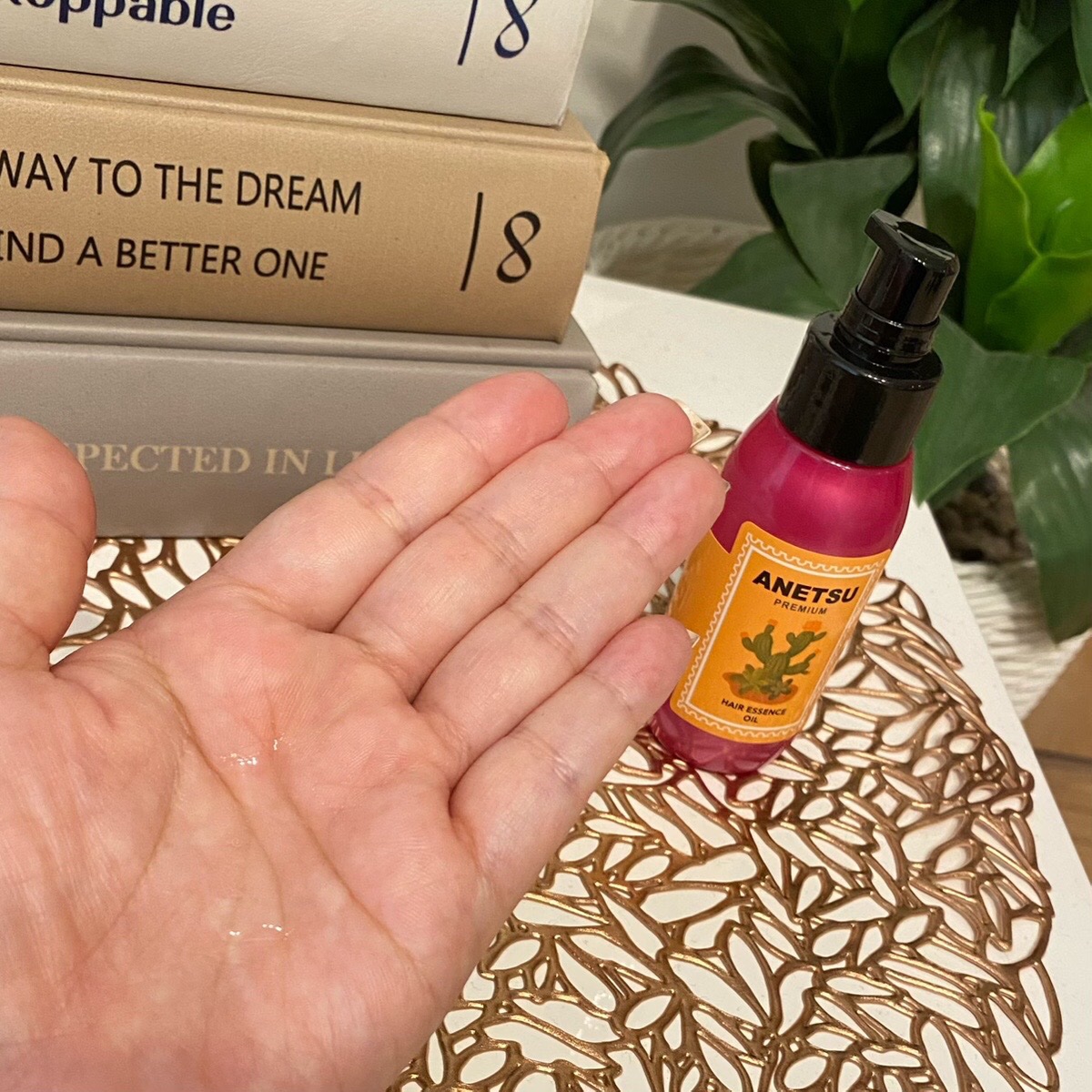 アネツプレミアムヘアエッセンス/ANETSU/ヘアオイルを使ったクチコミ（3枚目）