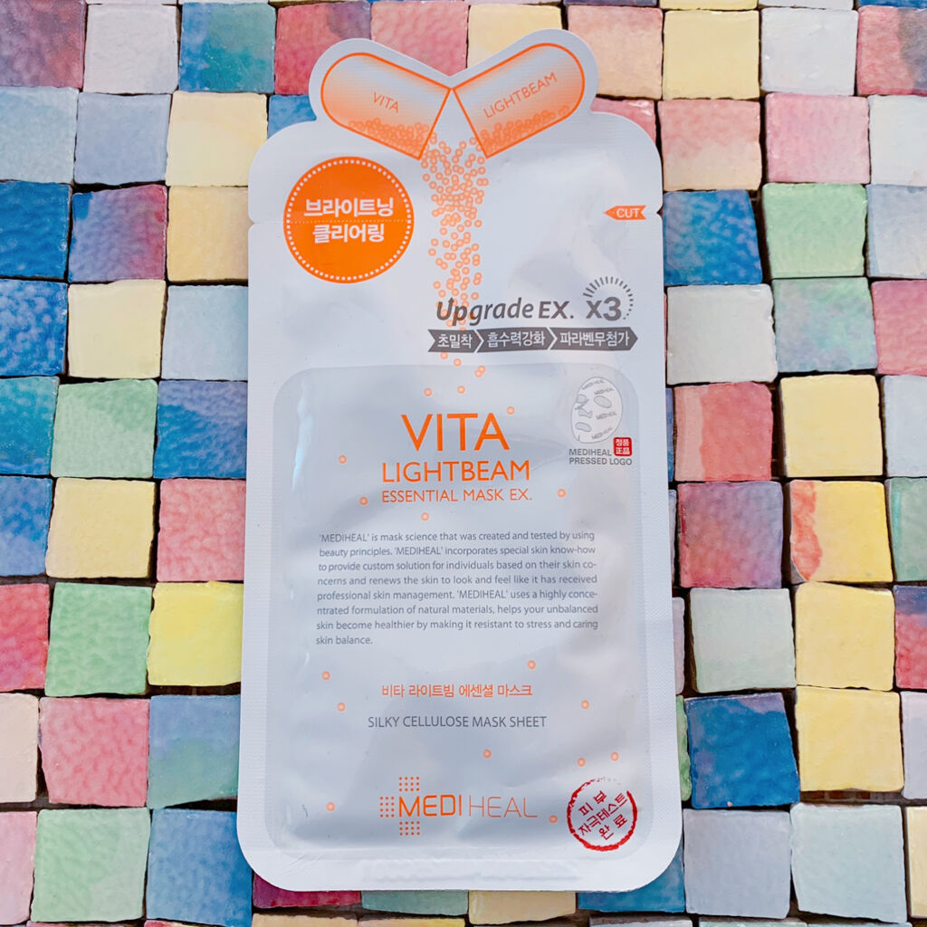 ビタライトビームエッセンシャルマスクEX/MEDIHEAL/シートマスク・パックを使ったクチコミ（1枚目）