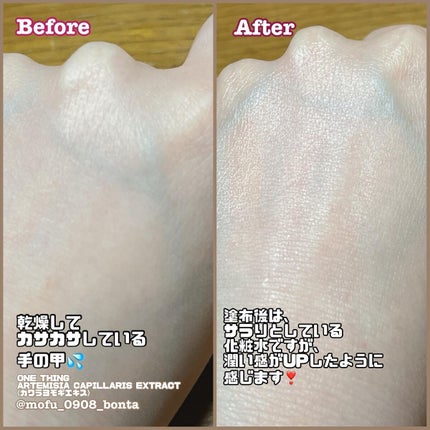 カワラヨモギ化粧水/ONE THING/化粧水を使ったクチコミ(3枚目)