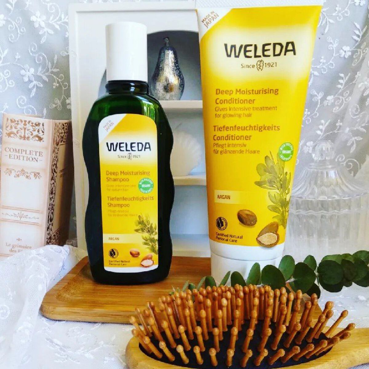 アルガン ヘアシャンプー／ヘアコンディショナー/WELEDA/市販シャンプーを使ったクチコミ（1枚目）