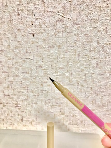 描くふたえアイライナー/CEZANNE/リキッドアイライナーを使ったクチコミ(4枚目)