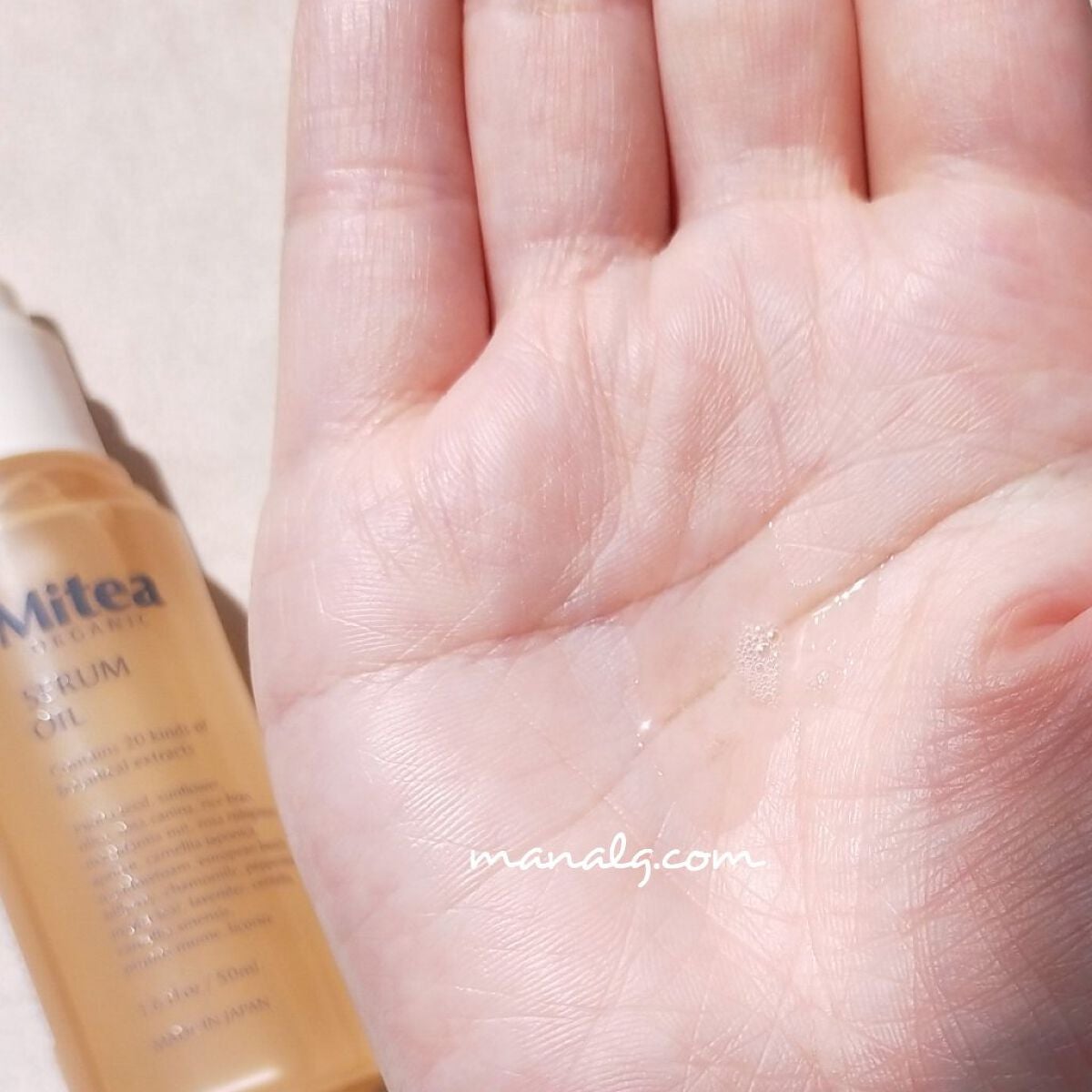 リンクルセラムオイル /ミティア オーガニック/フェイスオイルを使ったクチコミ(2枚目)