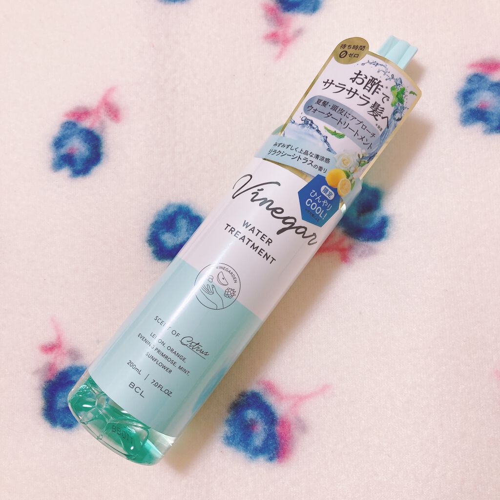 ウォータートリートメント クール/ビネガーデン/洗い流すヘアトリートメントを使ったクチコミ（3枚目）