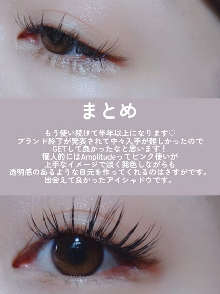 コンスピキュアス アイズ/Amplitude/アイシャドウパレットを使ったクチコミ(5枚目)