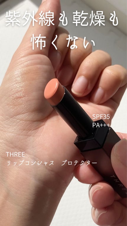 リップコンシャス プロテクター/THREE/リップクリームを使ったクチコミ(1枚目)