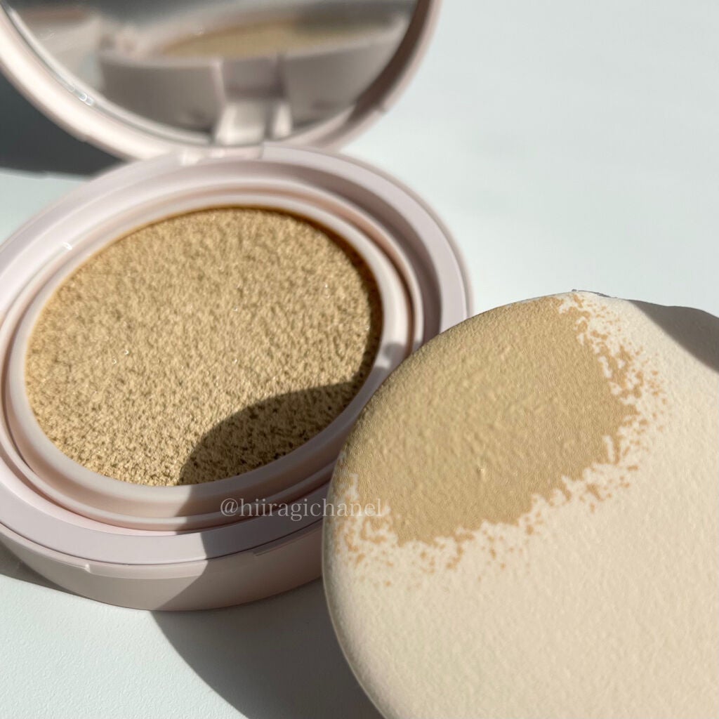 モイストクッション ; オウンアティテュード/Huxley/クッションファンデーションを使ったクチコミ(4枚目)