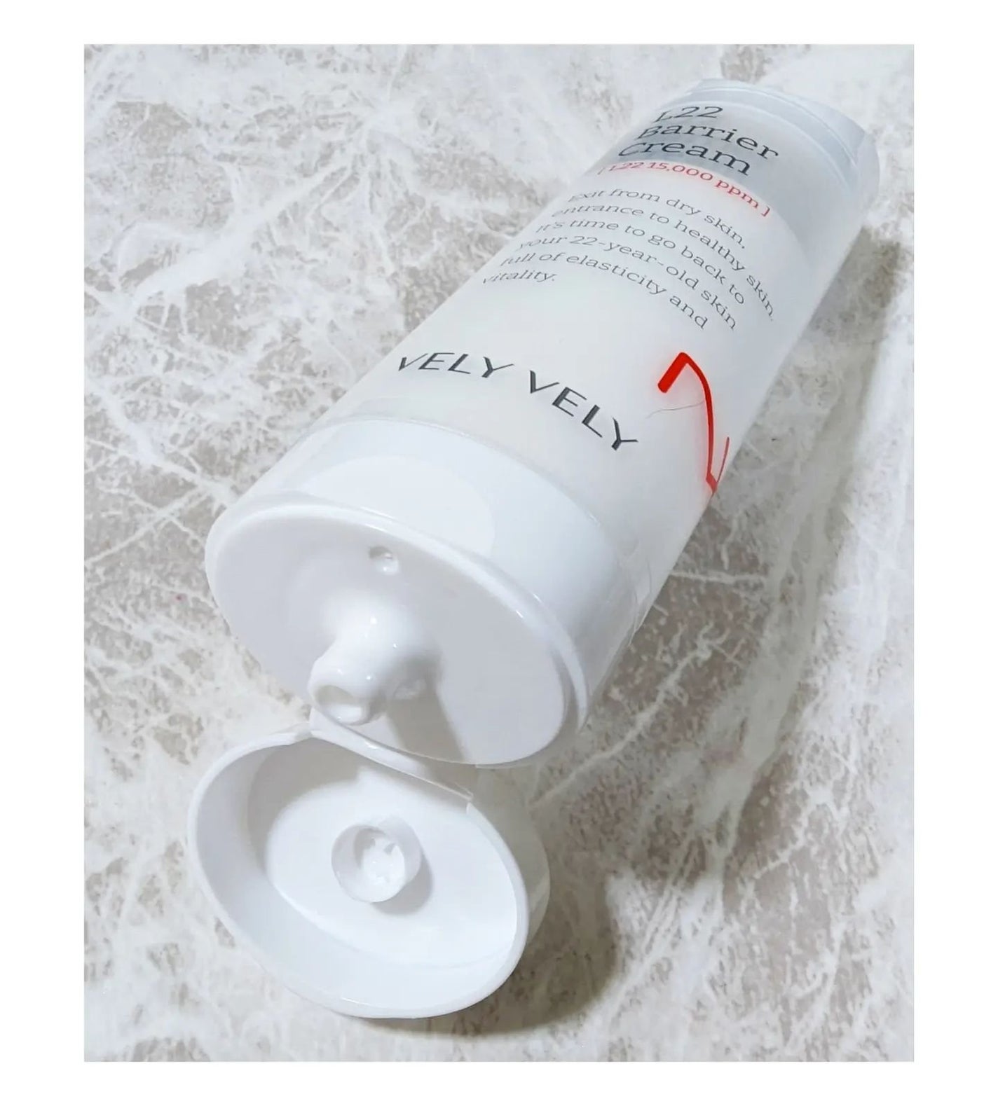 L22バリアクリーム/VELY VELY/フェイスクリームを使ったクチコミ(4枚目)