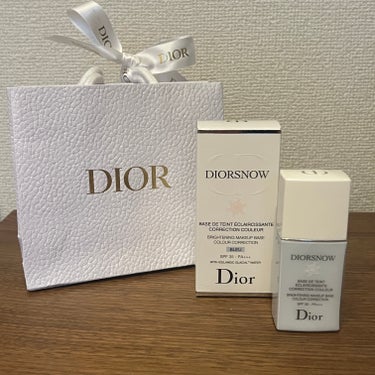 スノー メイクアップ ベース UV35 SPF35／PA+++/Dior/化粧下地を使ったクチコミ（1枚目）