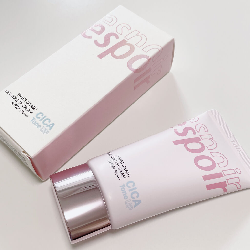 ウォータースプラッシュシカトーンアップクリーム/espoir/化粧下地を使ったクチコミ（1枚目）