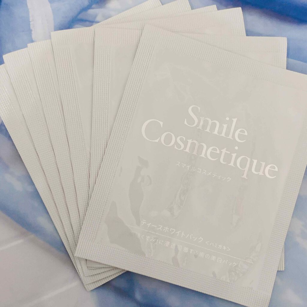 プレミアム ティースホワイトパック/Smile Cosmetique/その他オーラルケアを使ったクチコミ(2枚目)