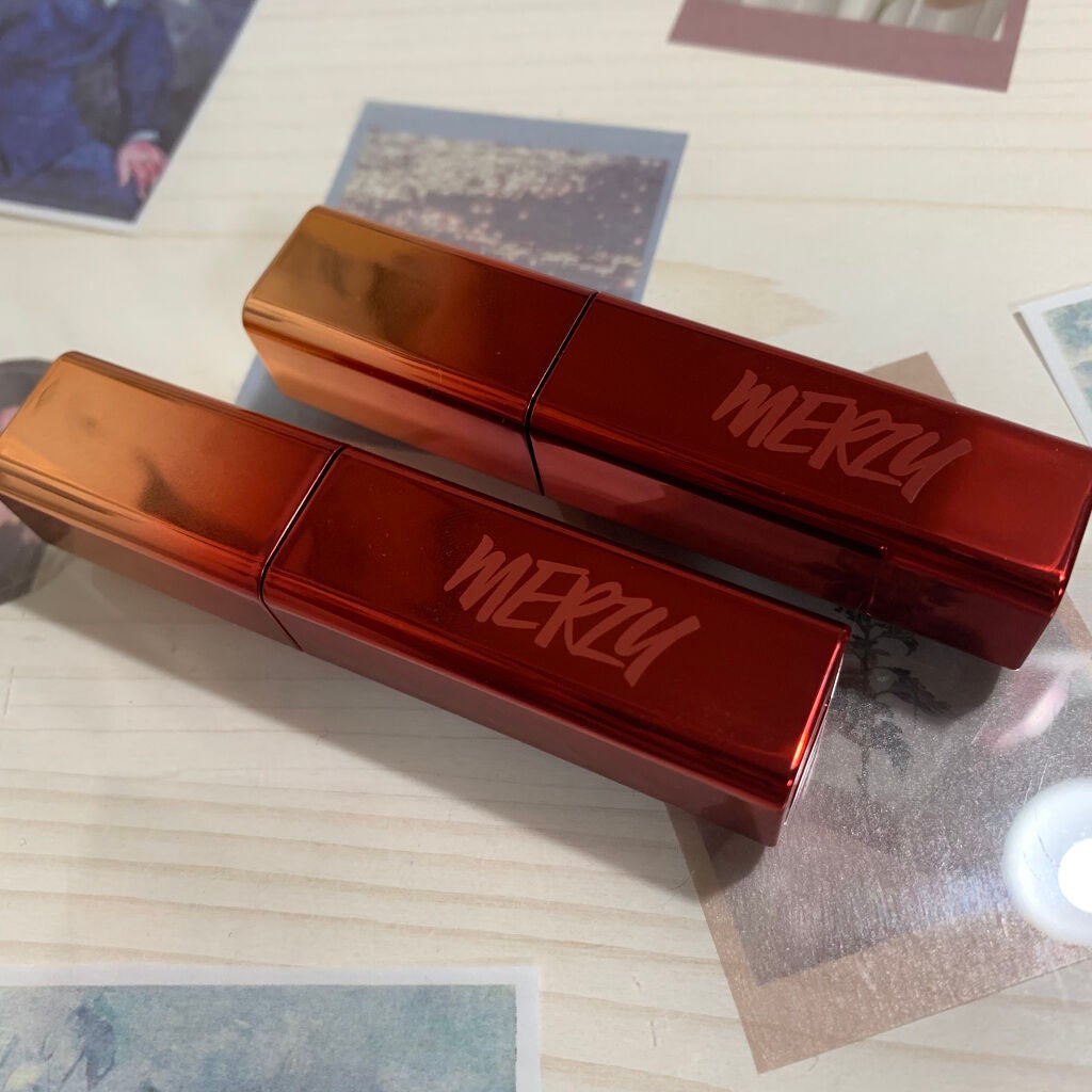 ザ ファースト ベルベット ティント シーズン1/MERZY/リップティントを使ったクチコミ(4枚目)