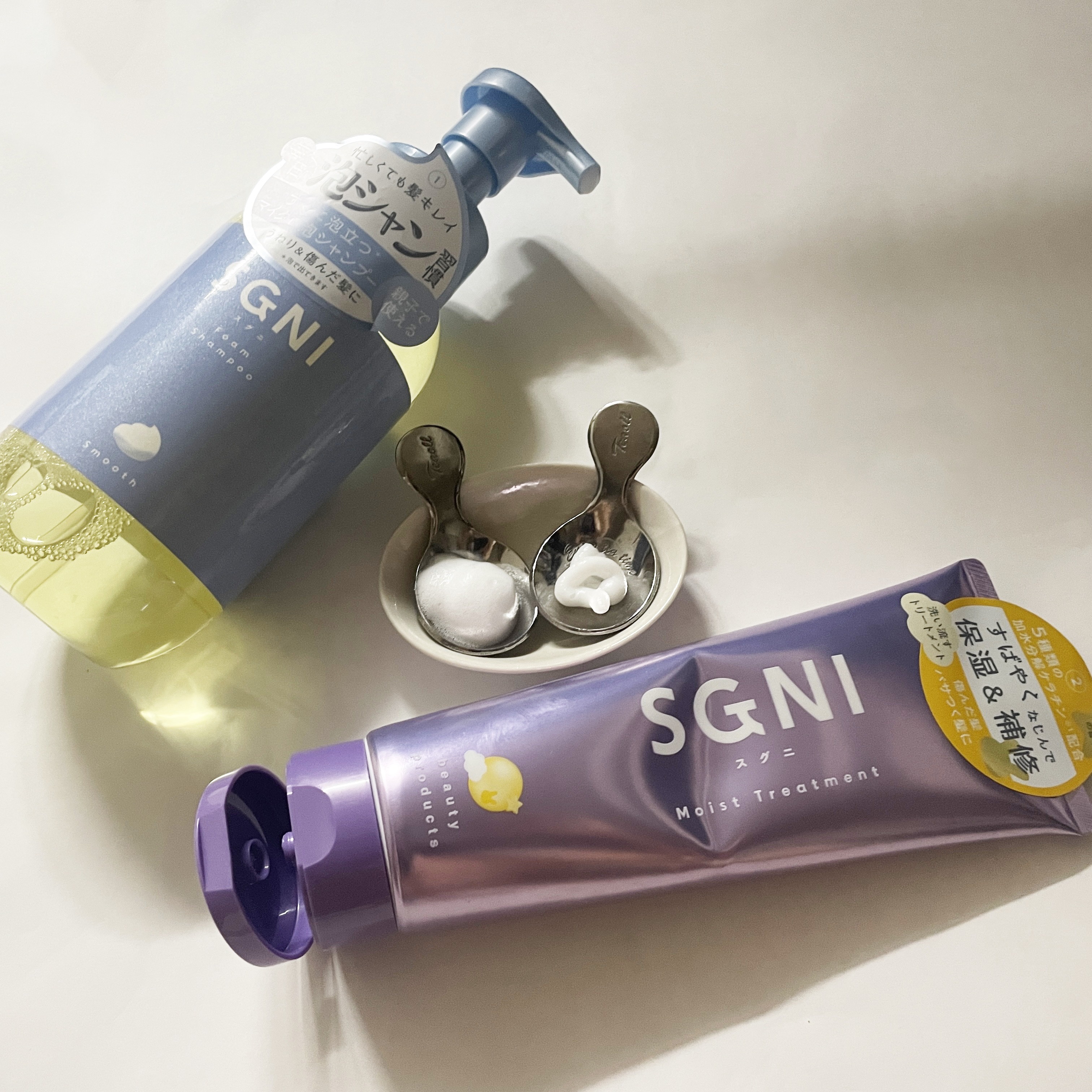 スムース泡シャンプー〈ホワイトティーの香り〉/SGNI/市販シャンプーを使ったクチコミ（2枚目）