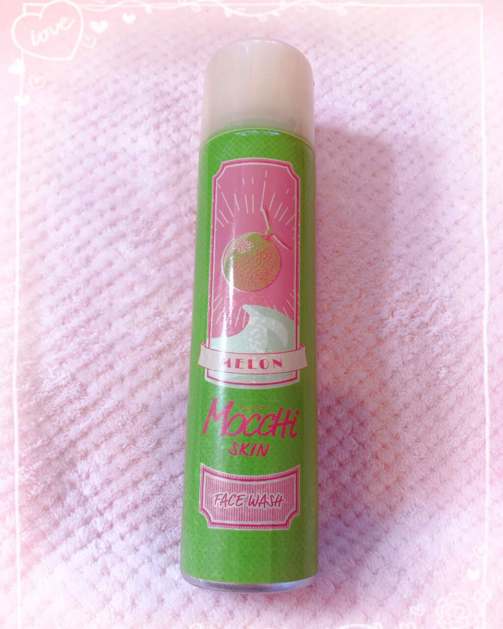 モッチスキン吸着泡洗顔FM(メロン)/MoccHi SKIN/泡洗顔を使ったクチコミ（1枚目）