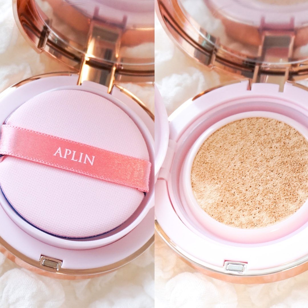 ピンクティーツリーカバーアップグロウクッション/APLIN/クッションファンデーションを使ったクチコミ（3枚目）