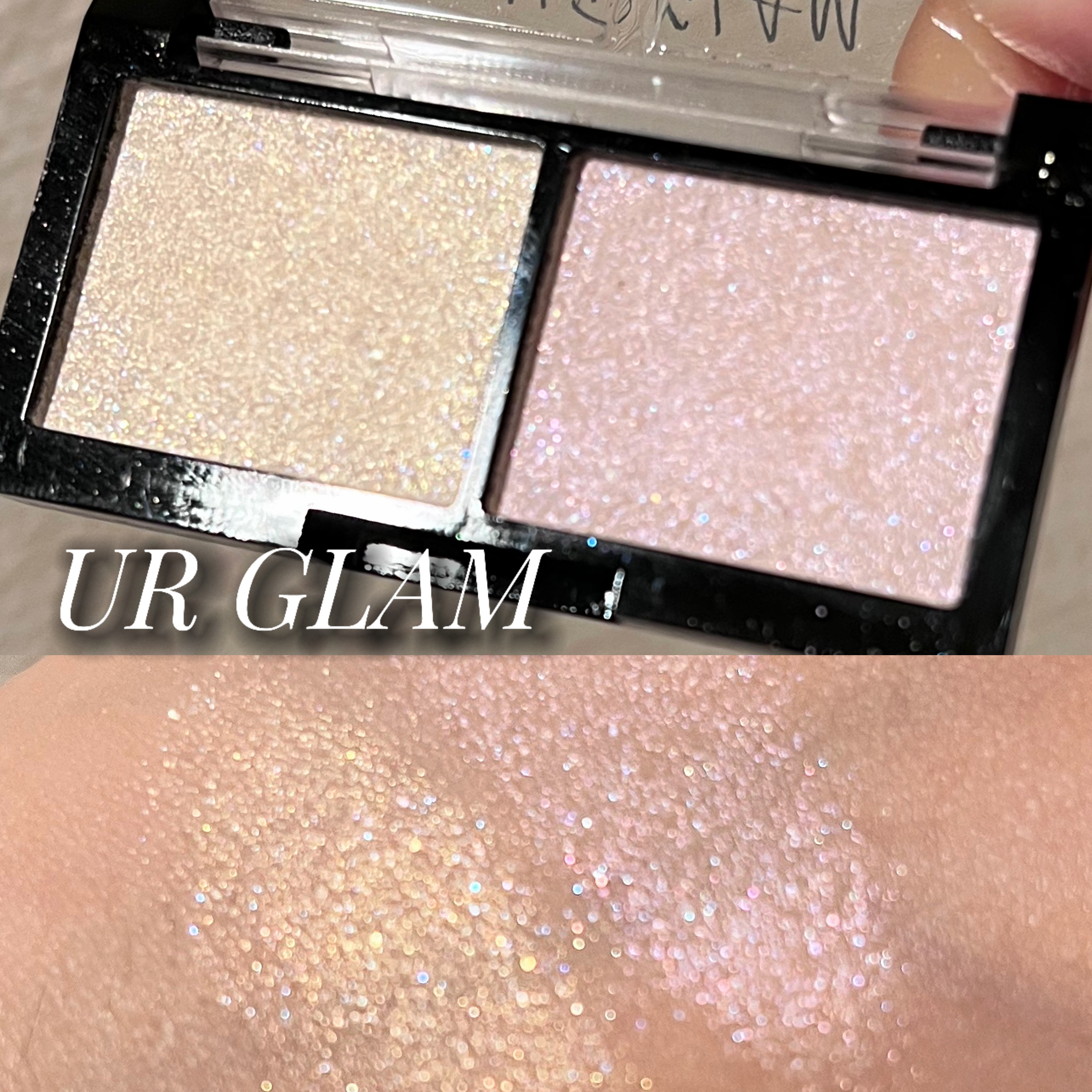 シルキーアイシャドウ/U R GLAM/アイシャドウパレットを使ったクチコミ（1枚目）