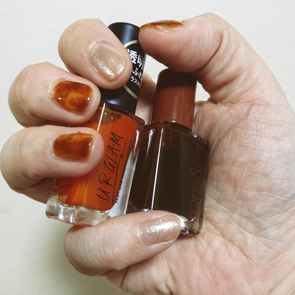 ムードペブルネイル/rom&nd/マニキュアを使ったクチコミ（3枚目）