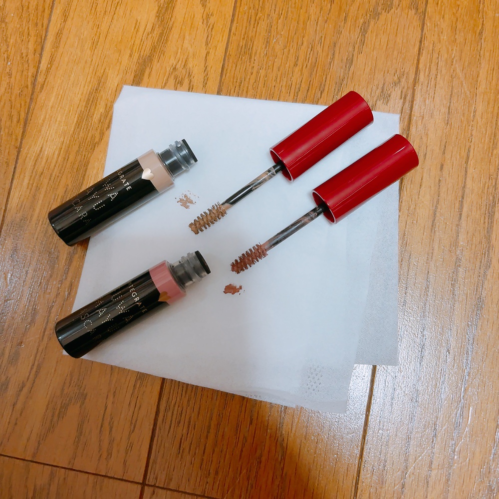 ふわ眉マスカラ PK374/インテグレート/眉マスカラを使ったクチコミ（1枚目）