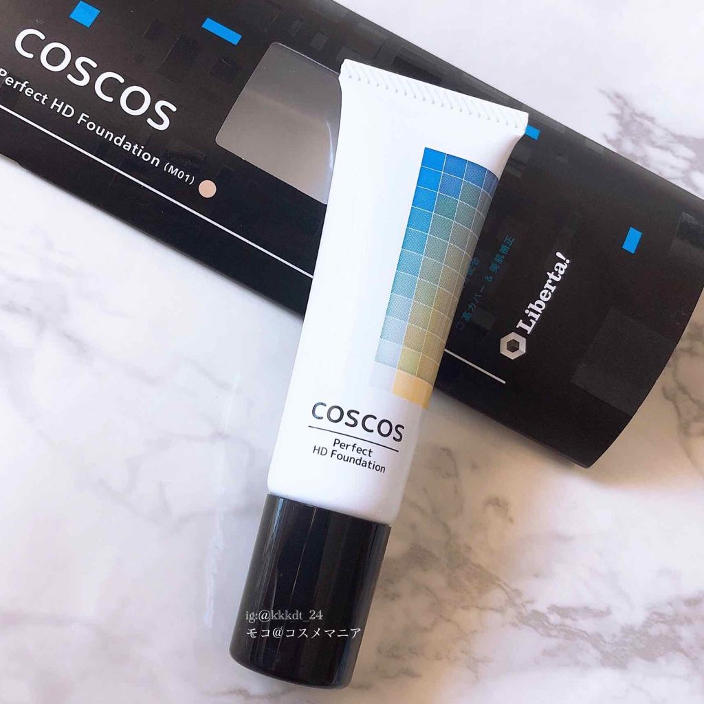 パーフェクトHDファンデーション/COSCOS/リキッドファンデーションを使ったクチコミ（1枚目）