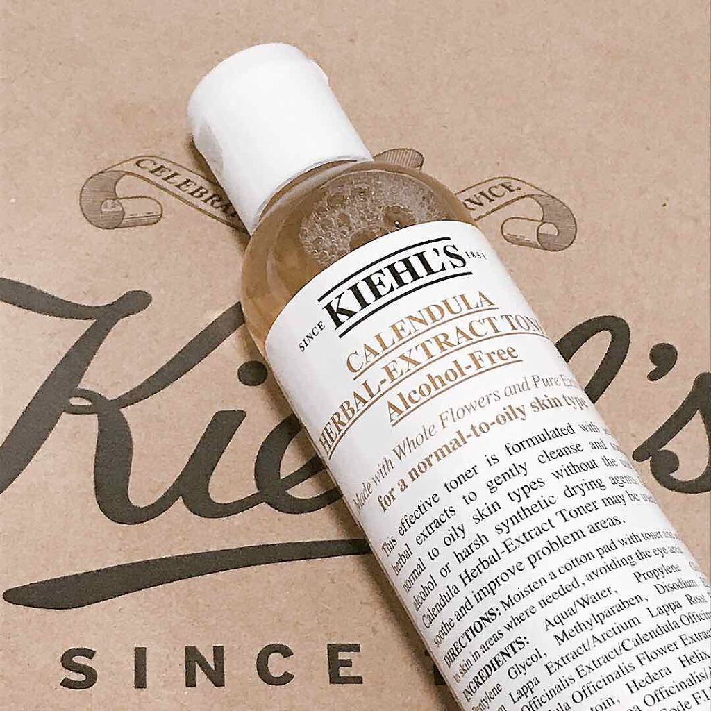キールズ ハーバル トナー CL アルコールフリー/Kiehl's/化粧水を使ったクチコミ(1枚目)