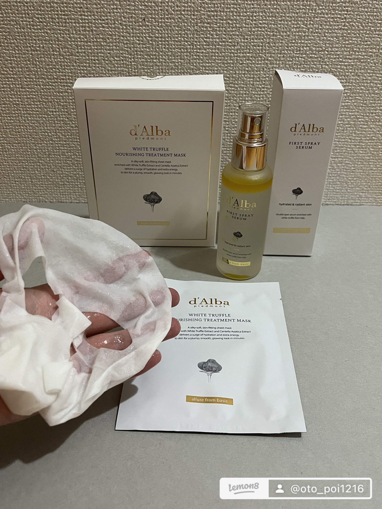 ダルバ ホワイトトリュフファーストスプレーセラム/ダルバ/ミスト状化粧水を使ったクチコミ（1枚目）