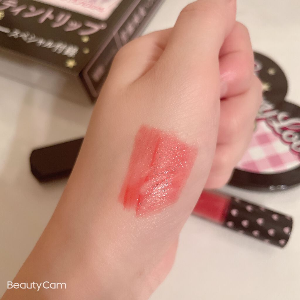 グリスニングウォータリングティント/FlowerKnows/リップティントを使ったクチコミ（3枚目）