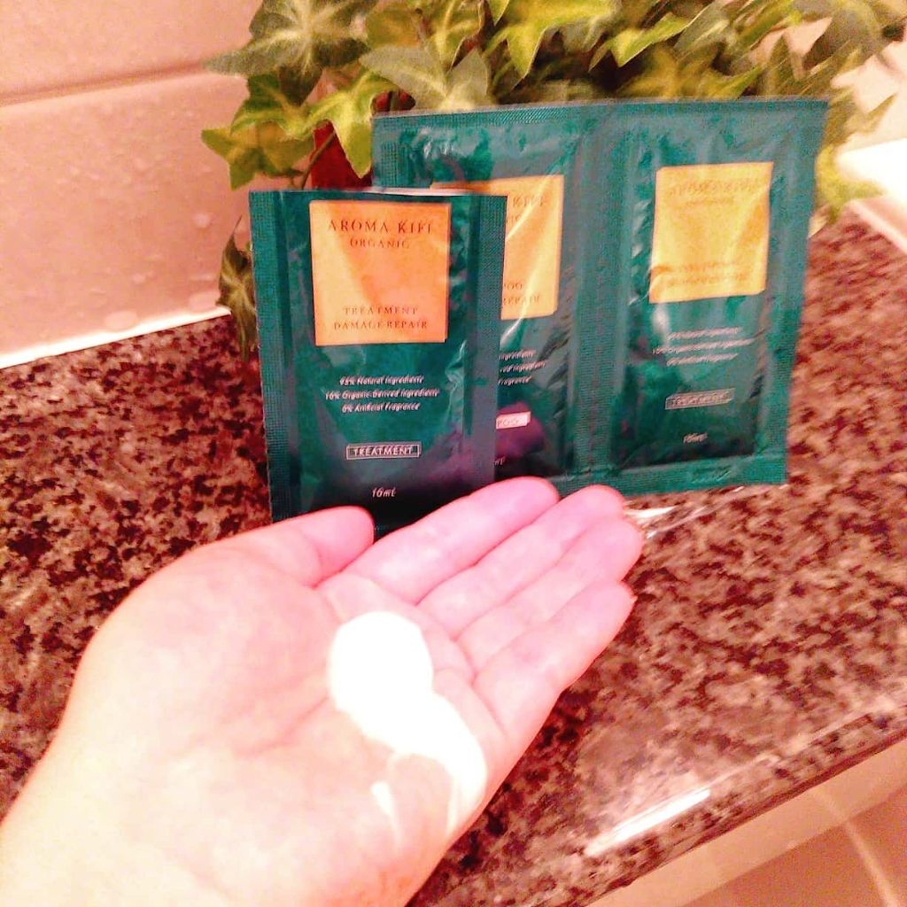 オーガニック シャンプー／トリートメント＜ダメージリペア＞/AROMA KIFI/シャンプー・コンディショナーを使ったクチコミ（3枚目）