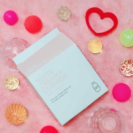 WHITE CREAMY CUSHION(ウユファンデ)/G9SKIN/化粧下地を使ったクチコミ(1枚目)