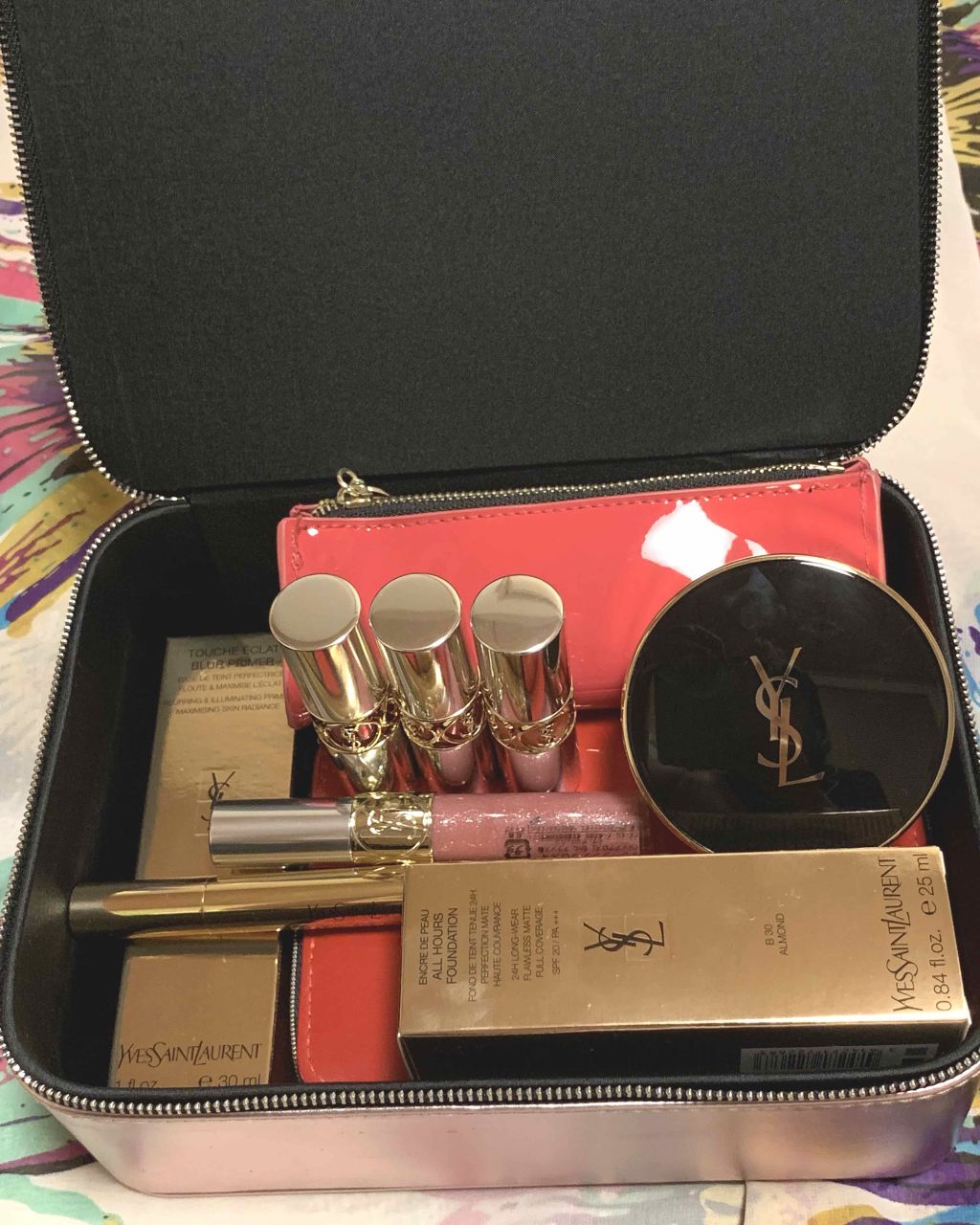 新品・希少！】非売品 サンローラン ノベルティ YSL ゼブラ バニティ