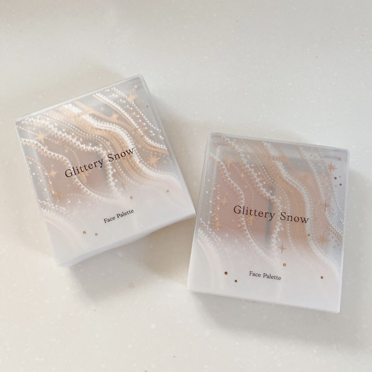 グリッタースノー フェイスパレット レイ/ETUDE/パウダーハイライトを使ったクチコミ（1枚目）