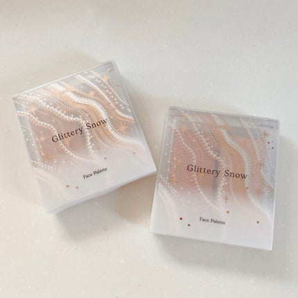 グリッタースノー フェイスパレット/ETUDE/パウダーハイライトを使ったクチコミ(1枚目)