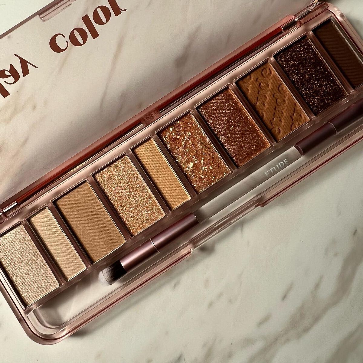 プレイカラー アイシャドウ/ETUDE/アイシャドウパレットを使ったクチコミ（2枚目）