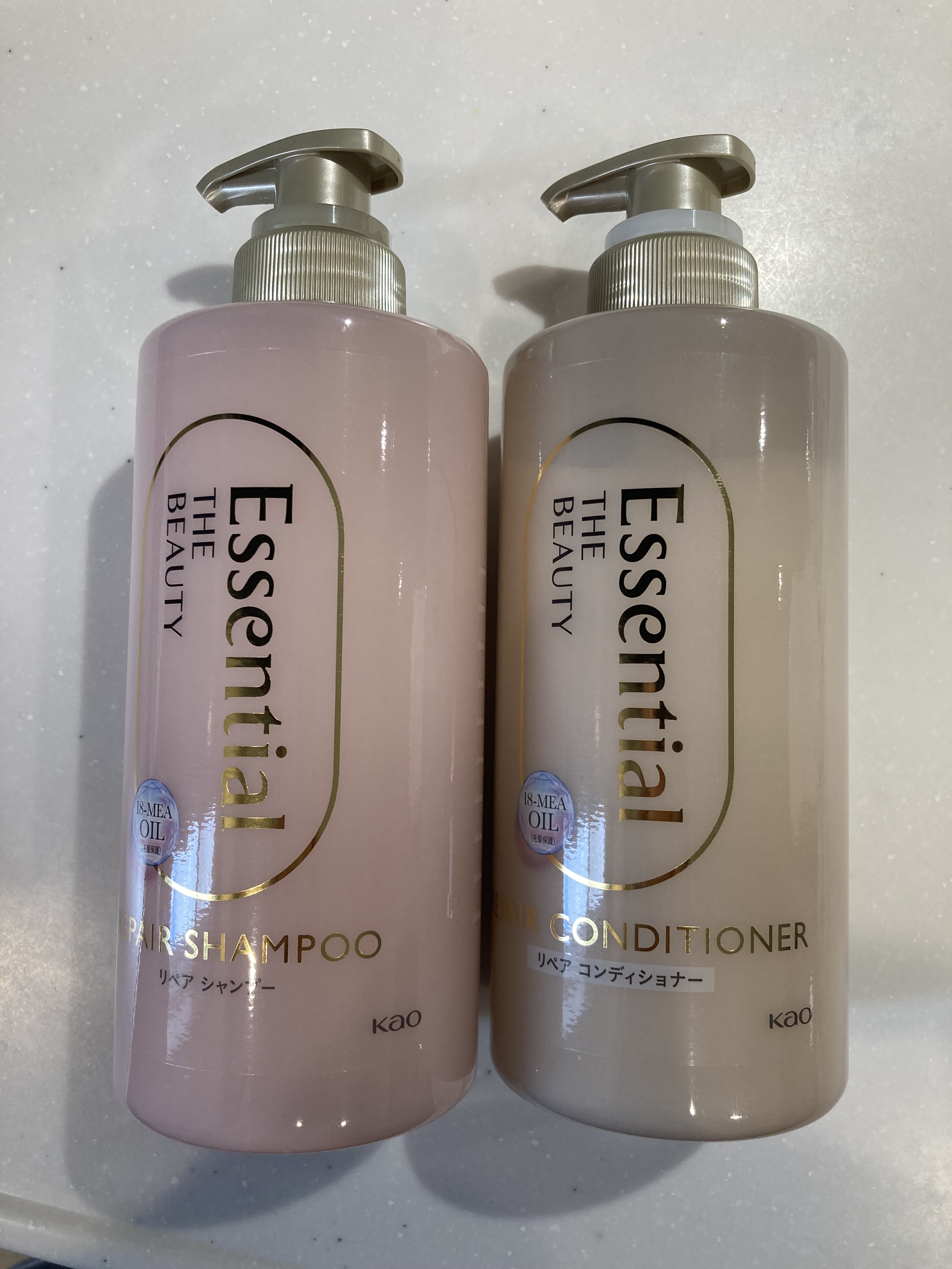 ザビューティ リペアシャンプー・コンディショナー/エッセンシャル/市販シャンプーを使ったクチコミ（1枚目）