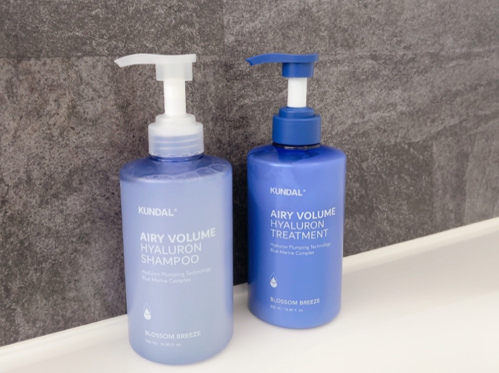 ヒアルロンエアリーボリュームトリートメント/KUNDAL/洗い流すヘアトリートメントを使ったクチコミ（3枚目）