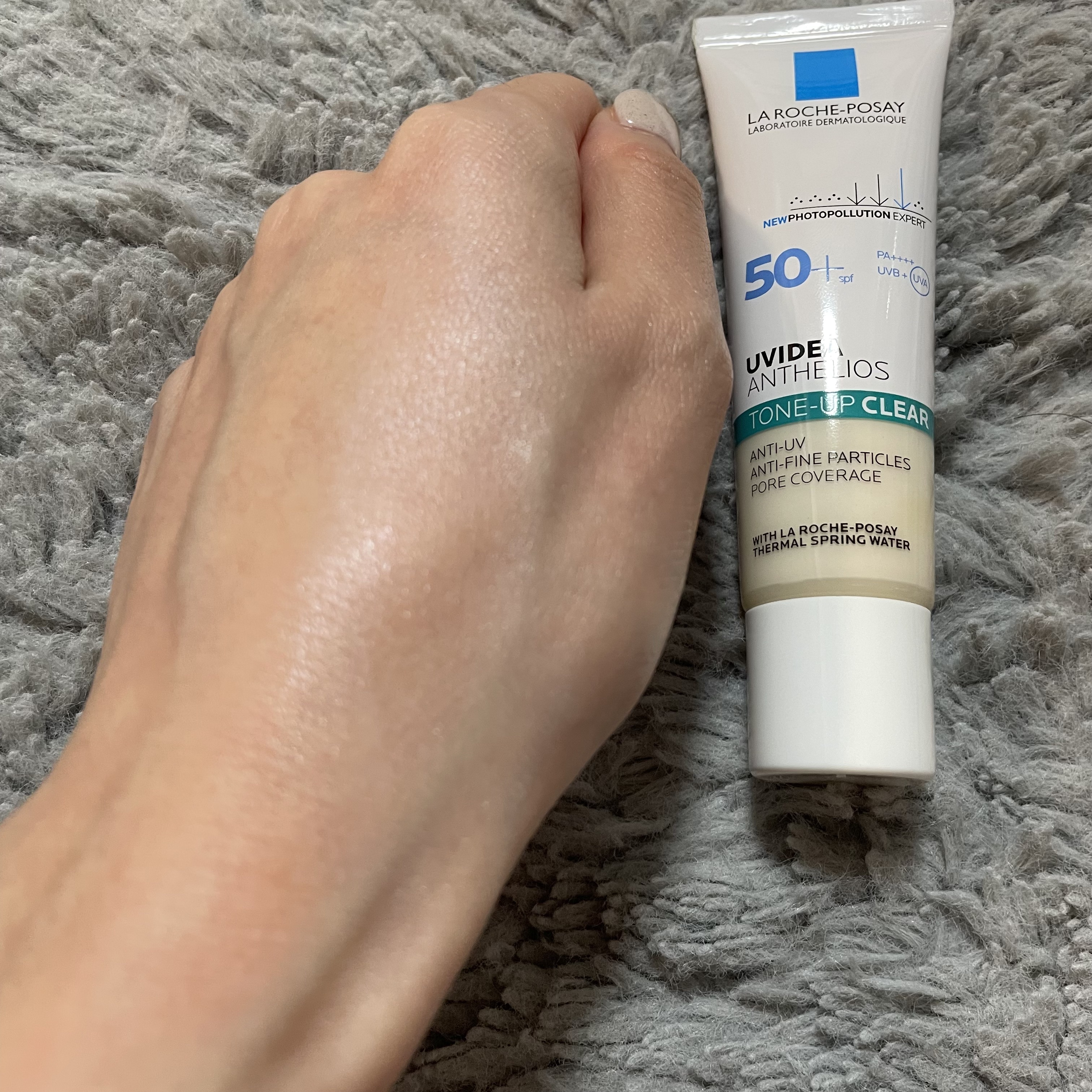 UVイデア XL プロテクショントーンアップ クリア/ラ ロッシュ ポゼ/化粧下地を使ったクチコミ（3枚目）