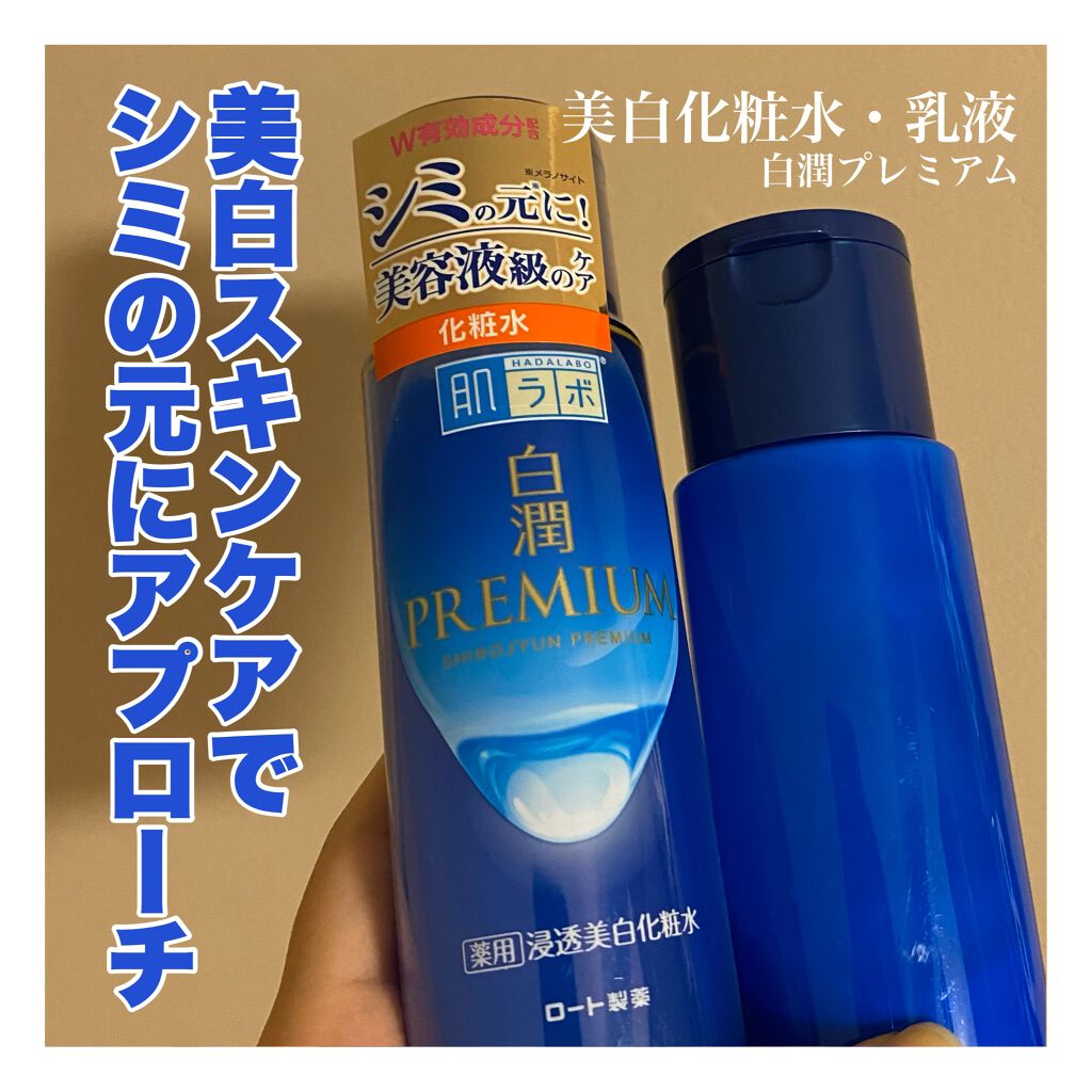 白潤プレミアム薬用浸透美白化粧水/肌ラボ/化粧水を使ったクチコミ(1枚目)