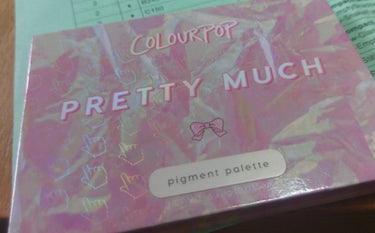 ColourPop PRETTY MUCHのクチコミ「✨カラーポップの購入品紹介です✨

📌PRETTY MUCH  $12
pigment pal.....」（3枚目）