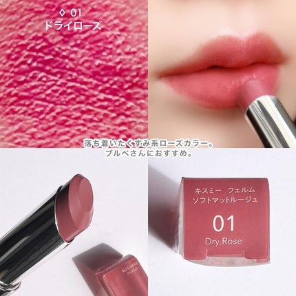 ソフトマットルージュ/キスミー フェルム/口紅を使ったクチコミ(4枚目)