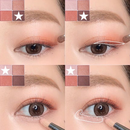 シルキースフレアイズ/キャンメイク/アイシャドウパレットを使ったクチコミ(6枚目)