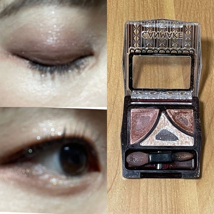 ジューシーピュアアイズ/キャンメイク/アイシャドウパレットを使ったクチコミ(3枚目)