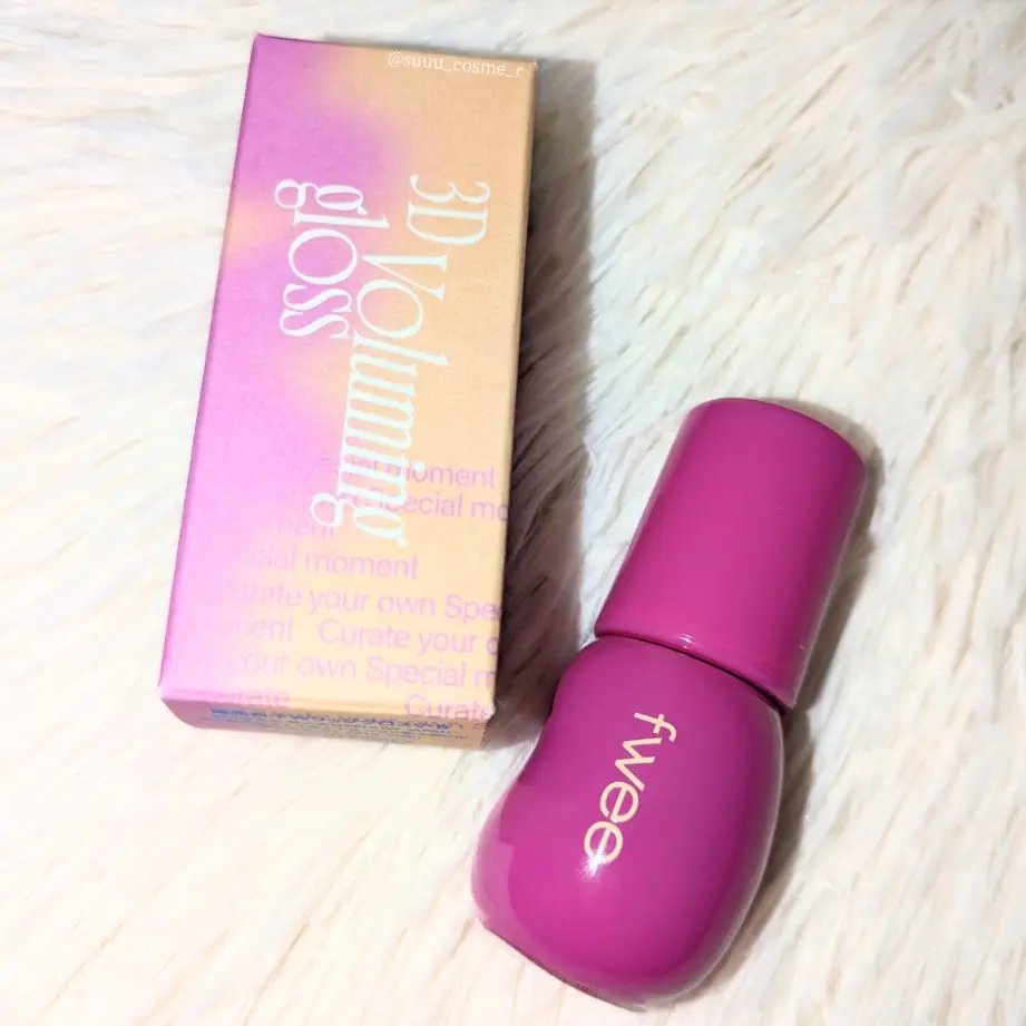 フィー 3Dボリューミンググロス/fwee/リップグロスを使ったクチコミ（1枚目）