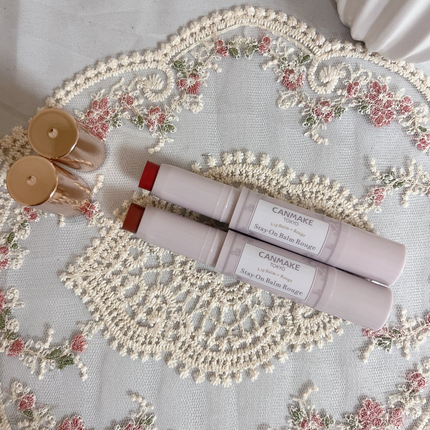 ステイオンバームルージュ/キャンメイク/口紅を使ったクチコミ(1枚目)