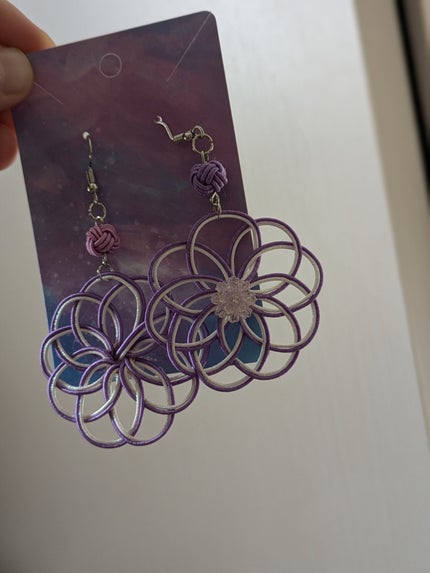 真紅 on LIPS 「Touchwith...様の水引ピアス 相生結び ビーズ パー..」(4枚目)