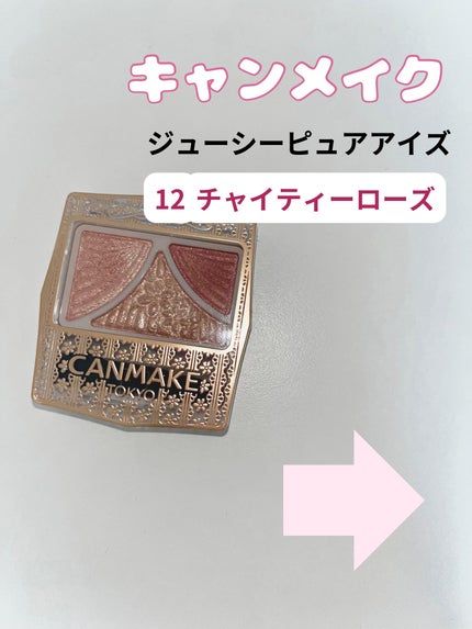 ジューシーピュアアイズ/キャンメイク/アイシャドウパレットを使ったクチコミ(1枚目)