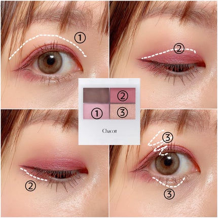 フェイスカラーパレット/チャコット・コスメティクス/アイシャドウパレットを使ったクチコミ(2枚目)