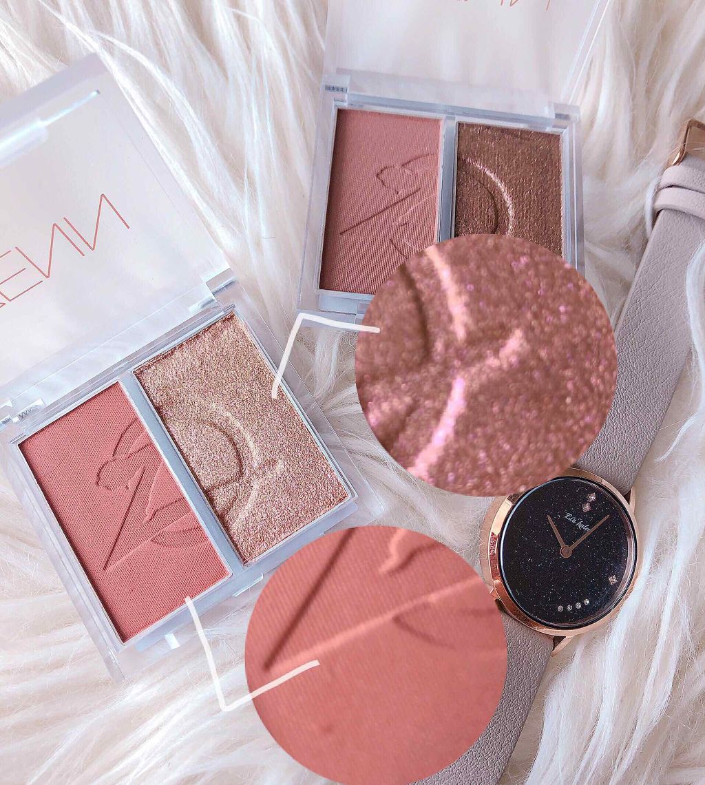 アイシャドウデュオ/ZENN.th/アイシャドウパレットを使ったクチコミ（2枚目）