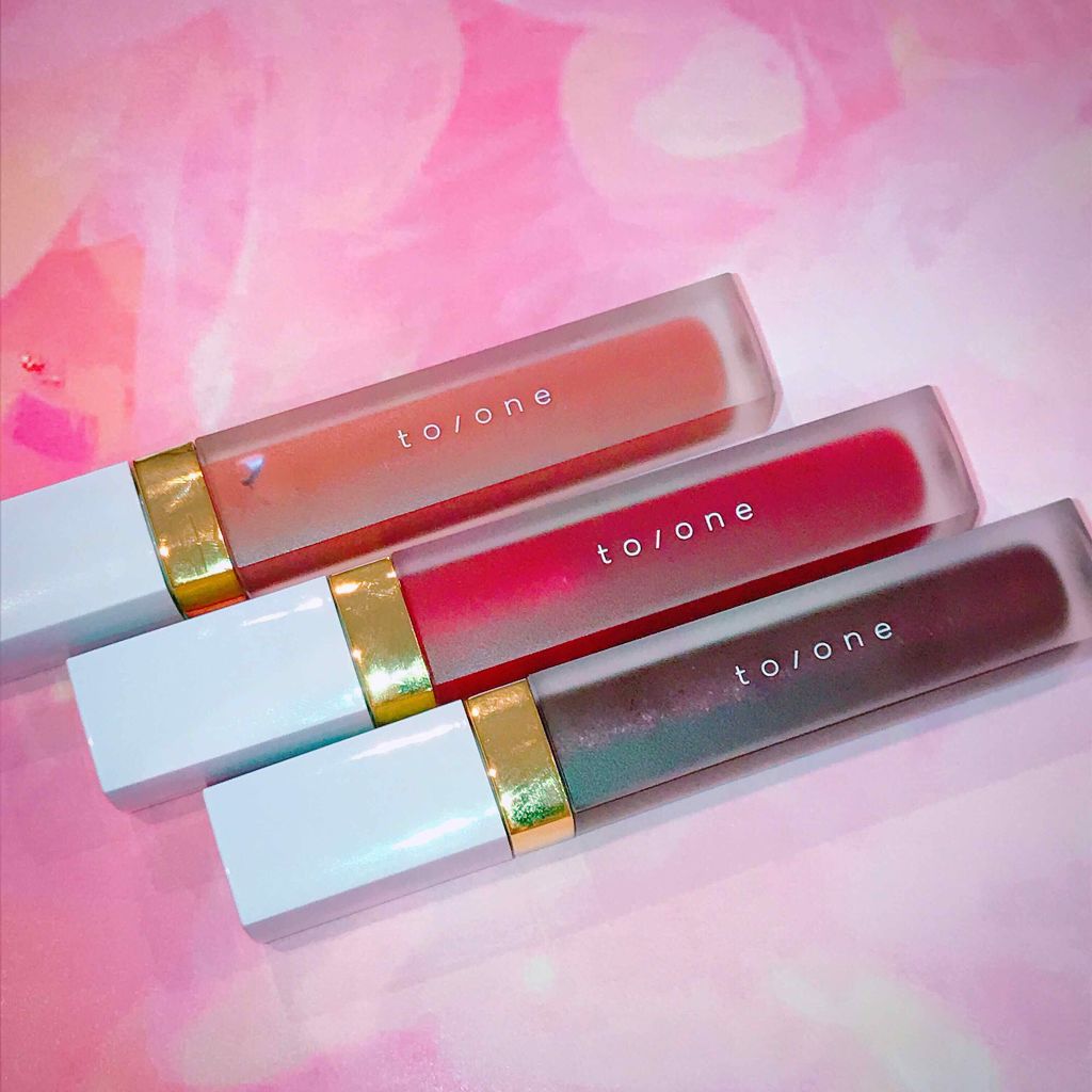 トーン ペタル エッセンス グロス/to/one/リップグロスを使ったクチコミ(1枚目)