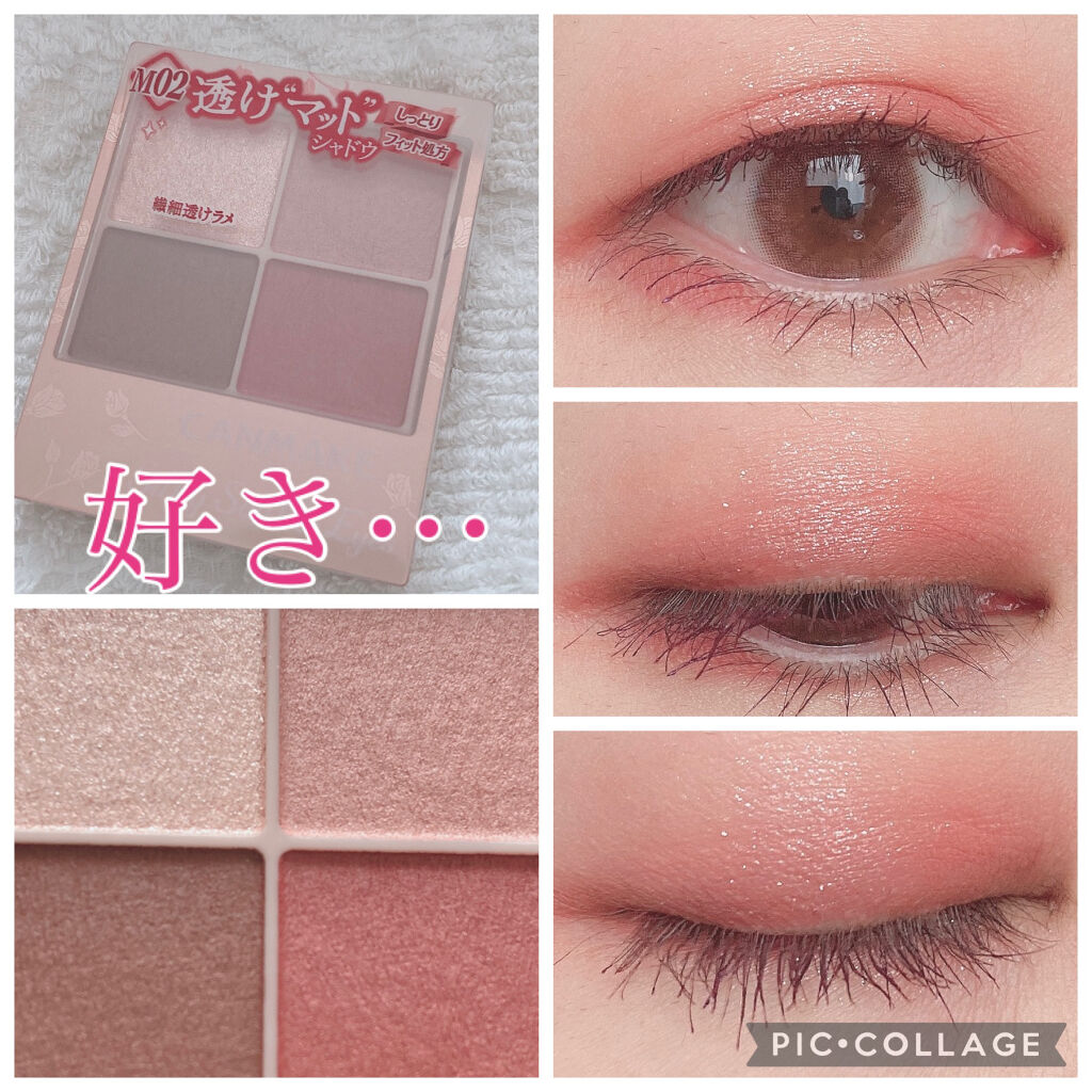 シルキースフレアイズ（マットタイプ）/キャンメイク/アイシャドウパレットを使ったクチコミ（1枚目）